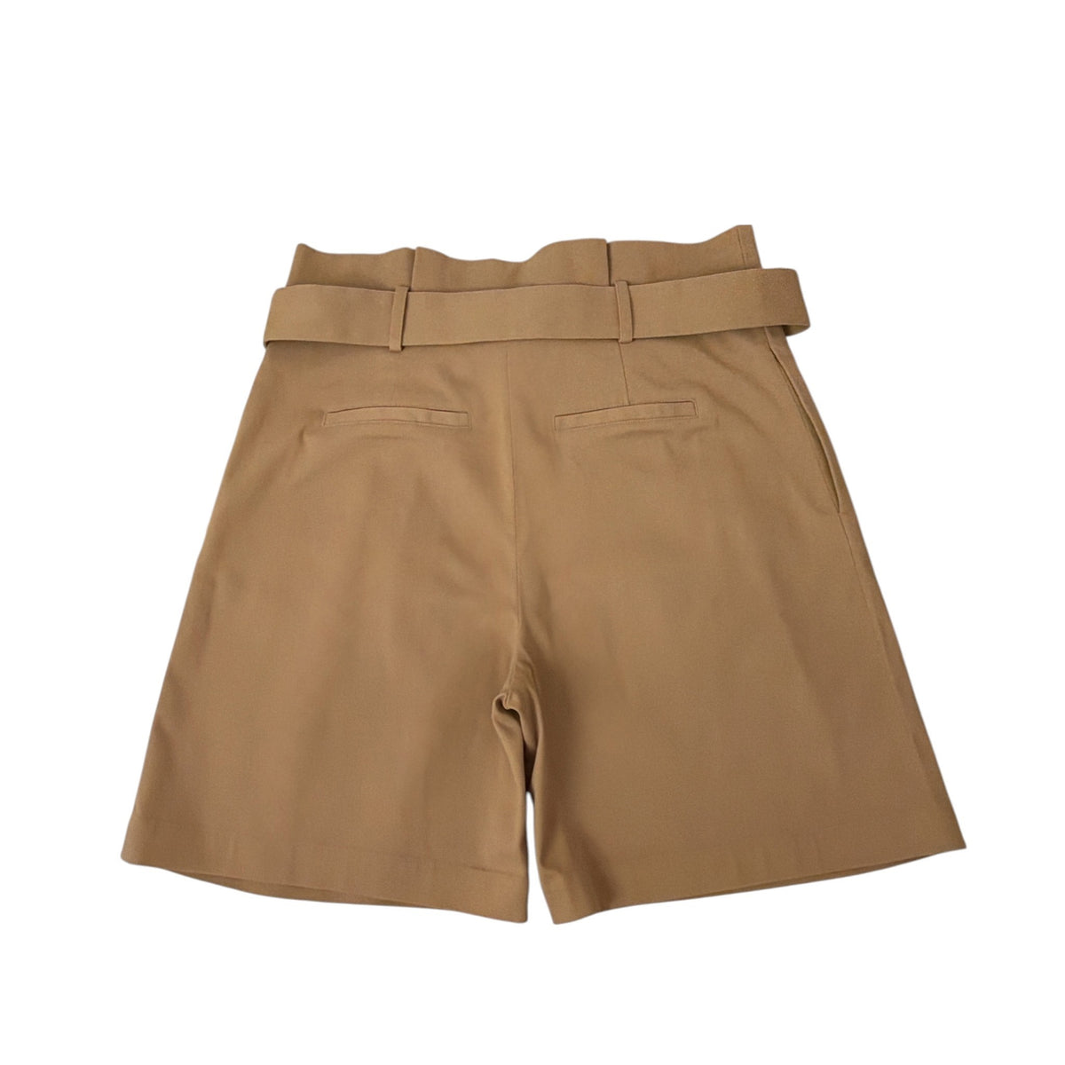 Scotch & Soda Paperbag High Waist Belted Shorts Camel Size XL