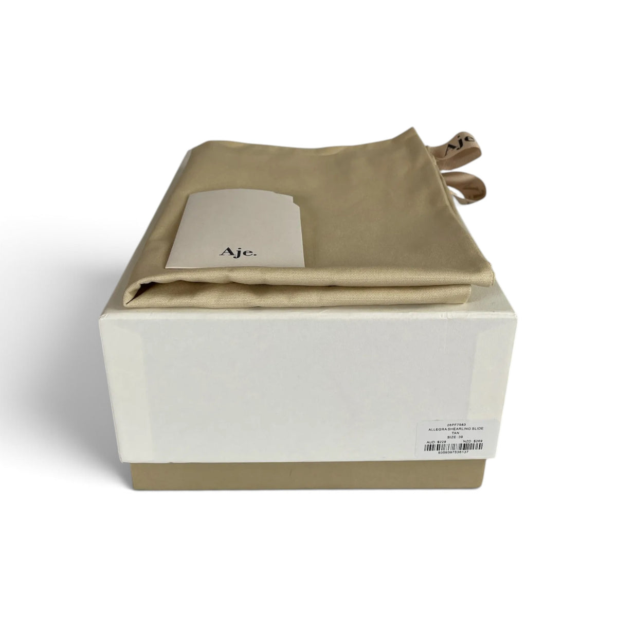 Aje Allegra Slide Tan Size EU39