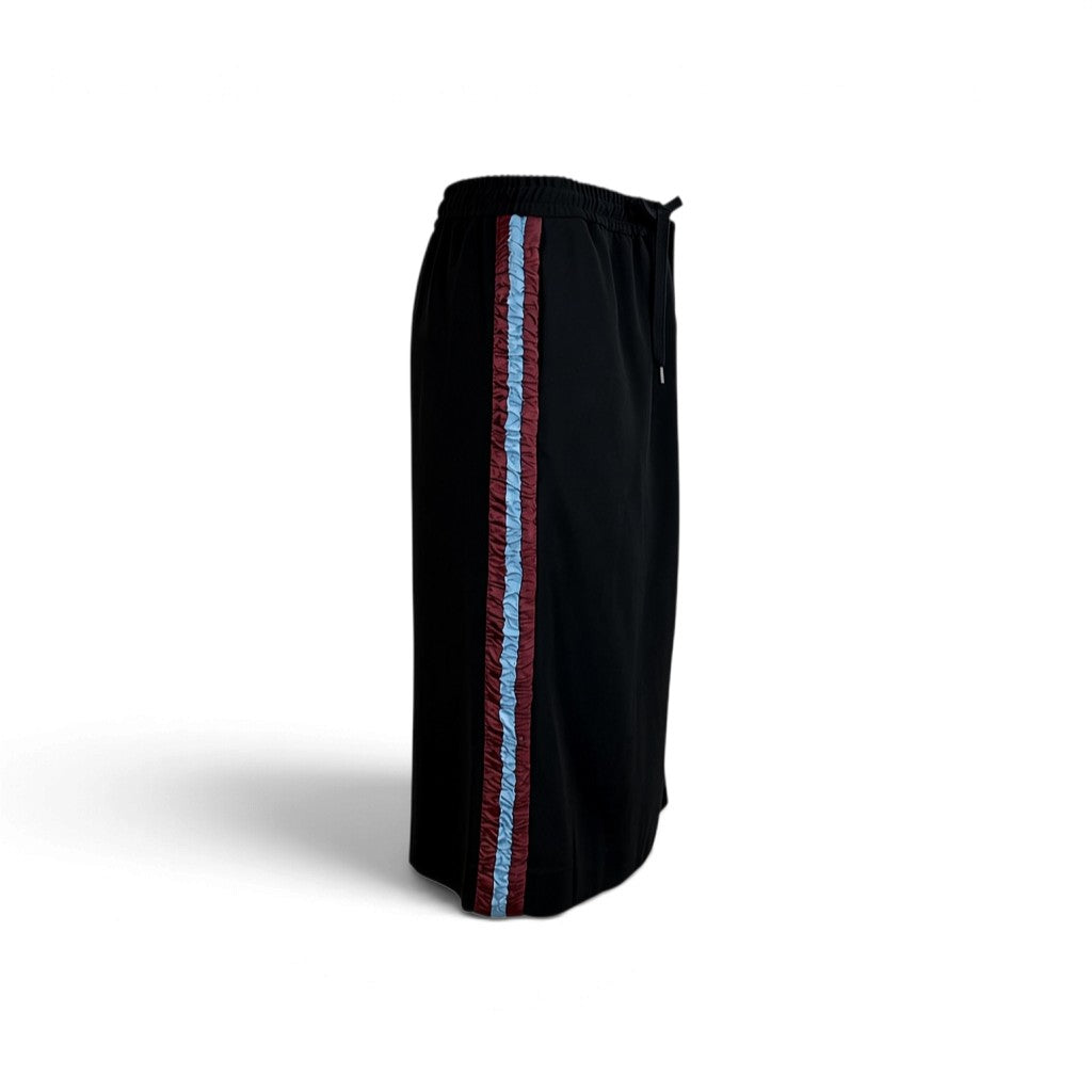 N°21 Side Stripe Midi Skirt Black Size IT40 / AU8