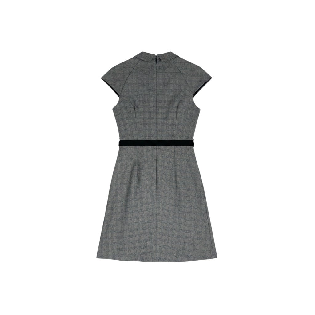 Zara Basic Collection Checked Mini Dress Crystal Collar – Size XS / AU 6– Pre-Loved