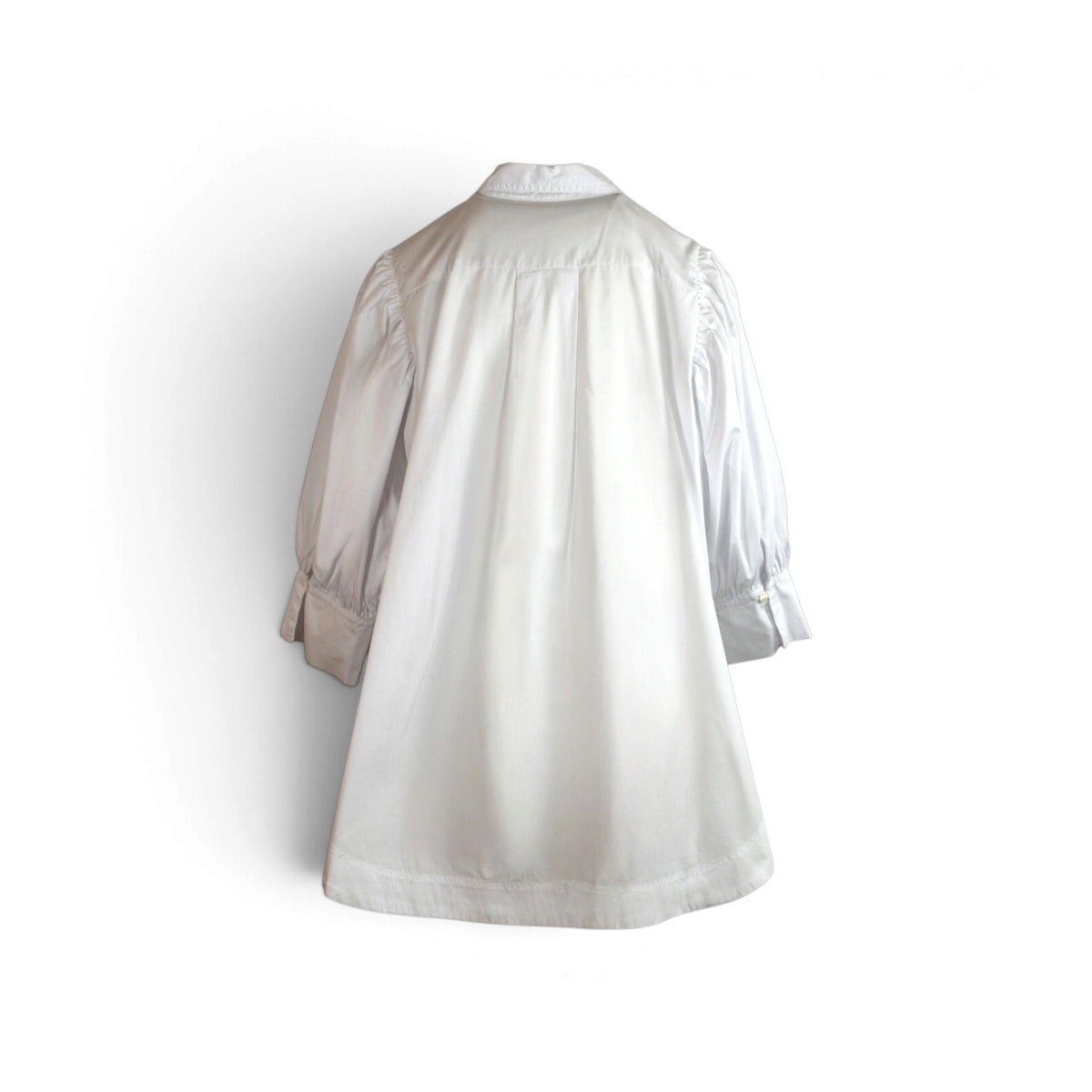 Zoe Kratzmann Longline Cotton Shirt White Size 3 / AU14