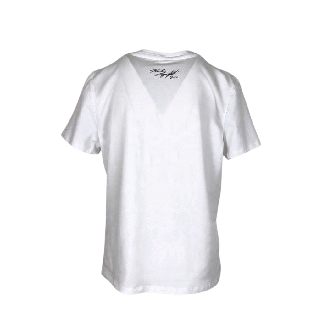 Karl Lagerfeld Paris Karl Blazer Graphic T Shirt White Size L