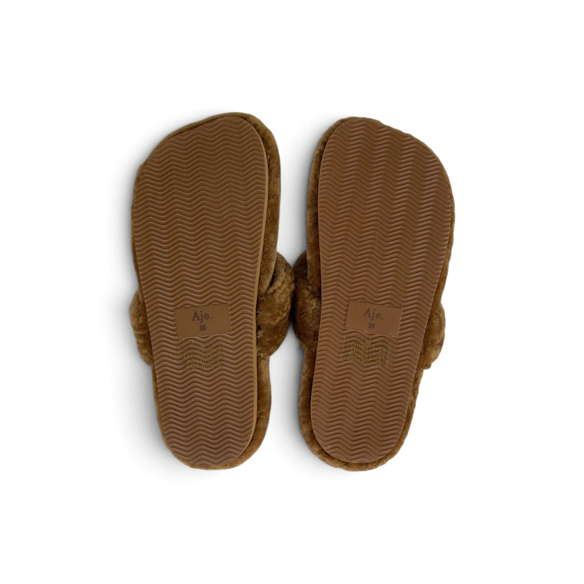 Aje Allegra Slide Tan Size EU39