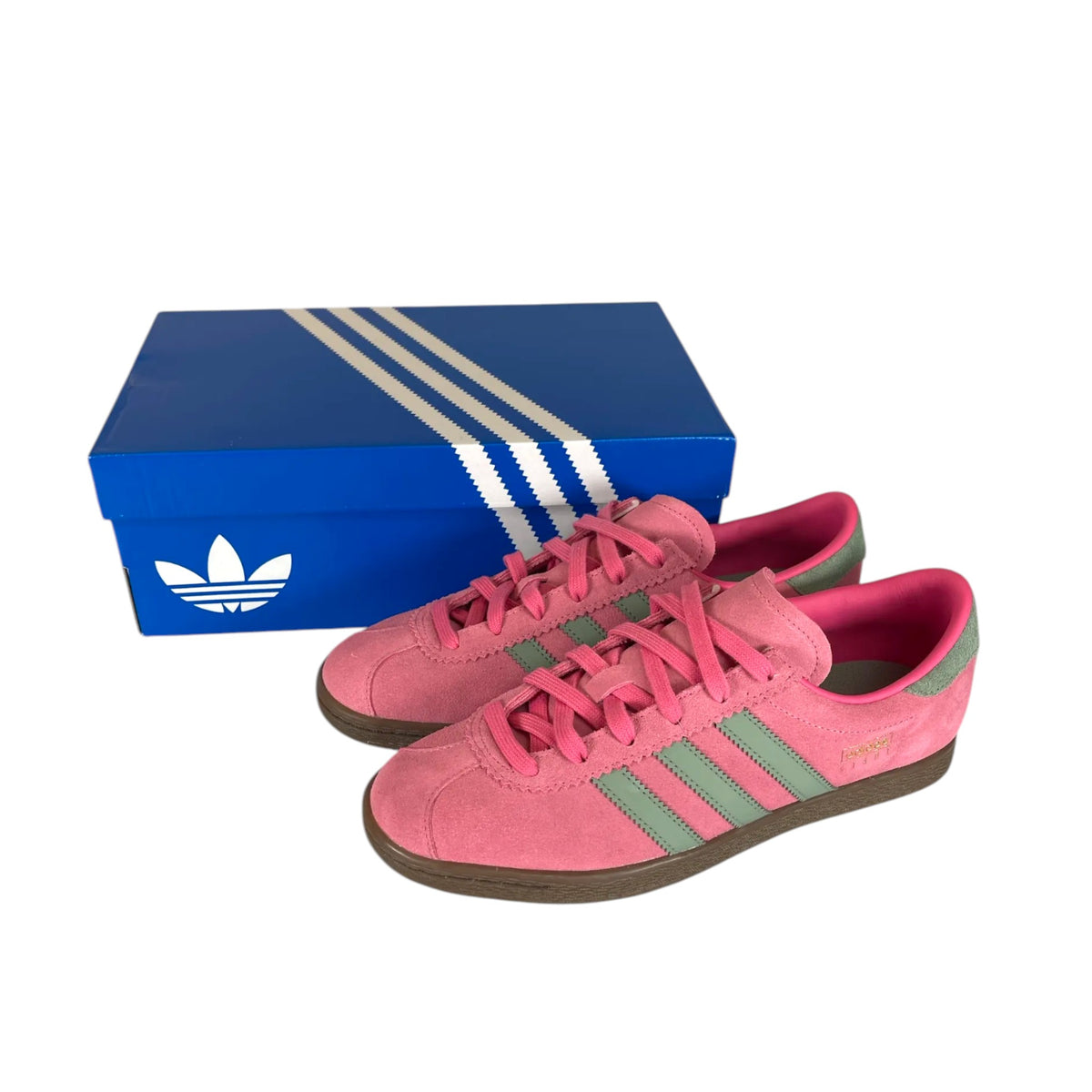 Adidas Stadt Shoes Pink Fusion Silver Green Gum Size AU8